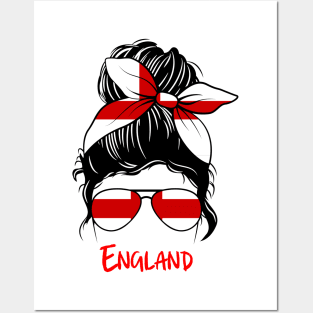 England girl, England Flag, England gift heritage, English girlfriend Posters and Art